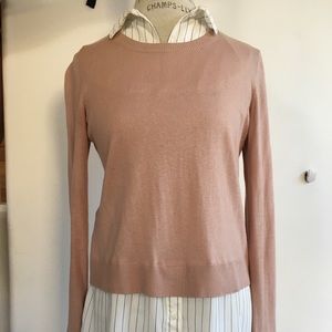 💕Ann Taylor Loft Thin Sweater w/ Collar & Sleeves